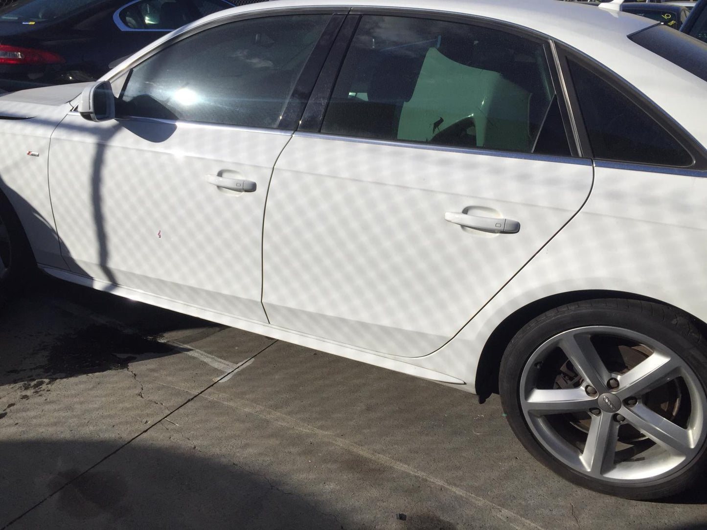 2011 AUDI A4 LH REAR, SEAT BELT ONLY, B8 8K, SEDAN, 02/08-09/15 8K0857805P SEAT BELT STALK
