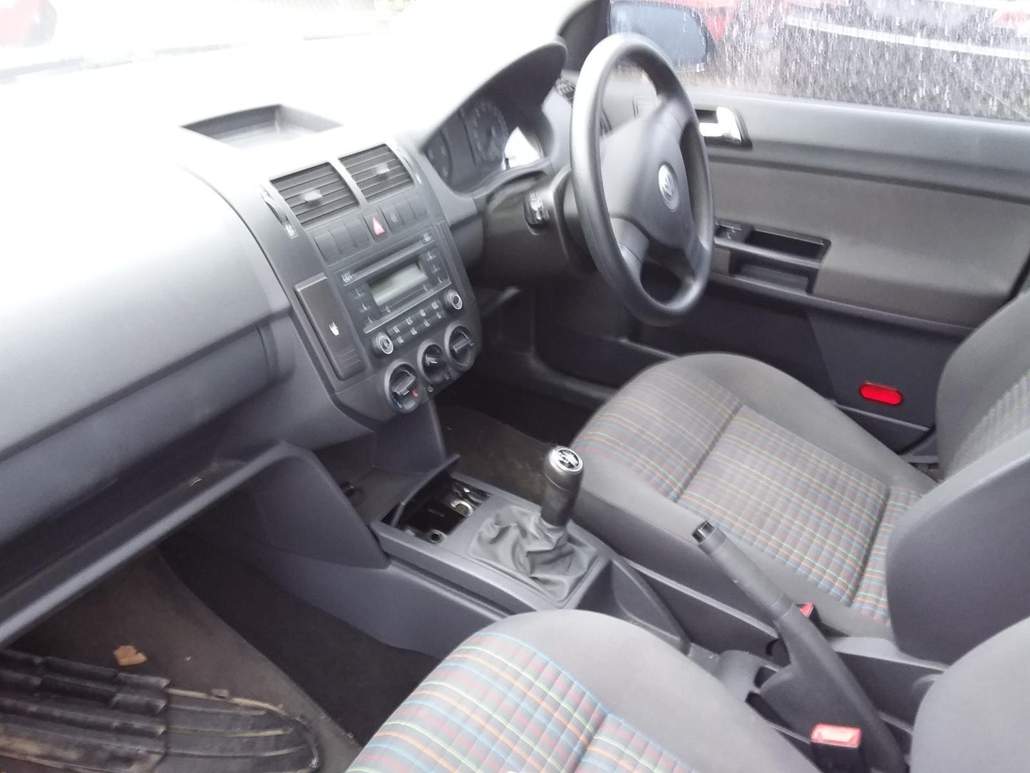 2008 VOLKSWAGEN POLO RH REAR, SEAT BELT ONLY, 9N, 07/02-04/10 6Q0857806A SEAT BELT STALK