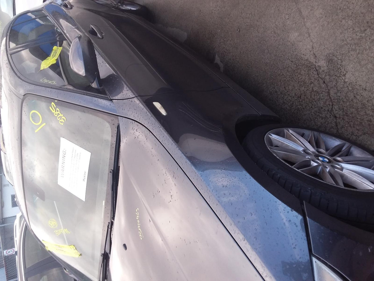 2006 BMW 1 SERIES E87, LH FRONT, SEAT BELT STALK ONLY, HATCH, 10/04-12/11 SEAT BELT STALK