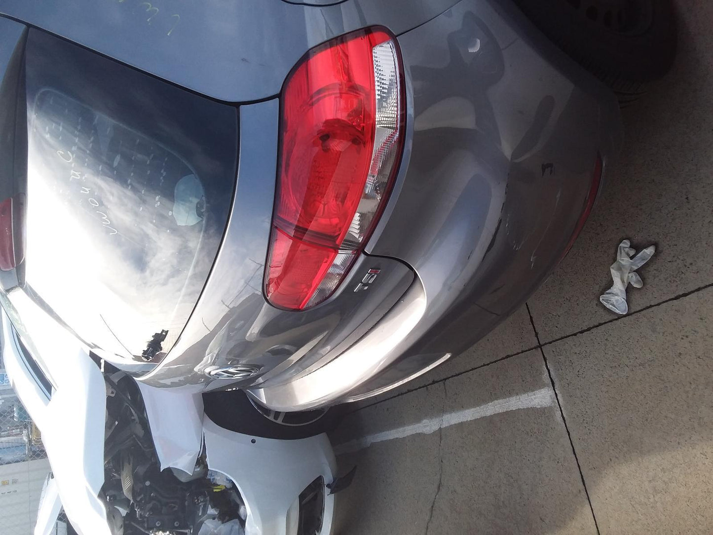 2010 VOLKSWAGEN GOLF GEN 6, LH SIDE, HATCH/WAGON, GREY, 12/08-03/13 1K0857551N SUNVISOR