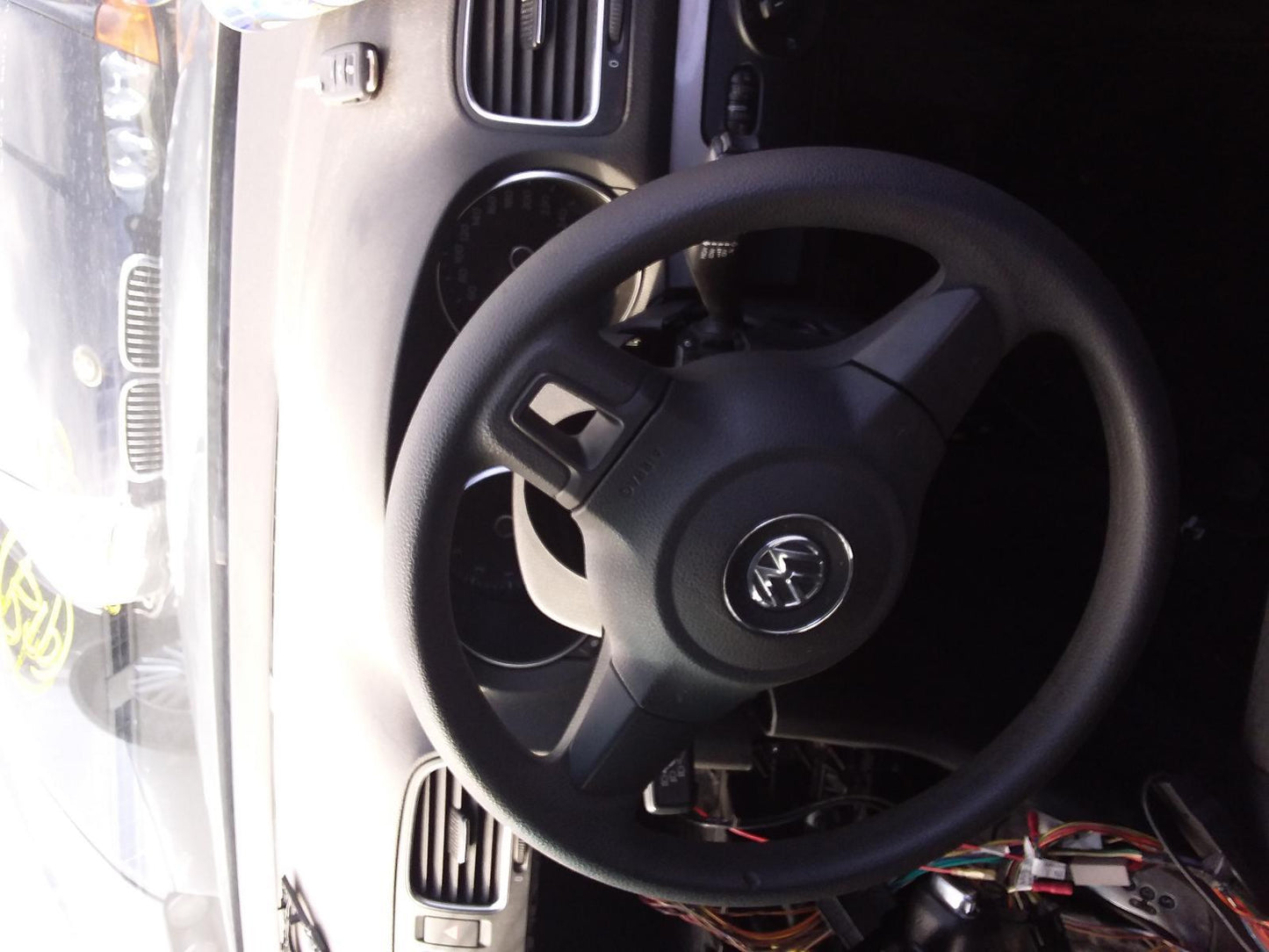 2010 VOLKSWAGEN GOLF LH REAR, SEAT BELT ONLY, GEN 6, 12/08-03/13 1K6857805AA SEAT BELT STALK