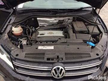 2012 VOLKSWAGEN TIGUAN DASH, 5N, 05/09-08/16 F5K0880204A LEFT AIRBAG