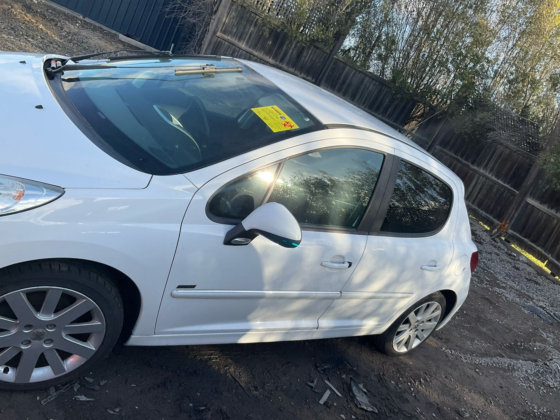 2012 PEUGEOT 207 VIN VF3W*5FS..., A7, 03/07-09/12 9801492180 RADIATOR SUPPORT