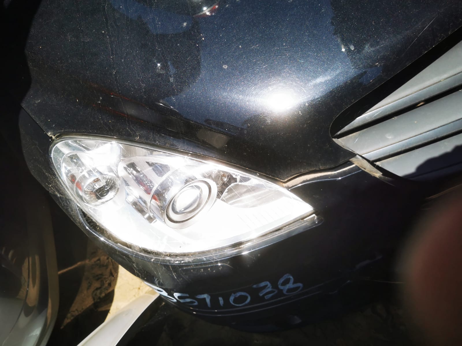 2010 MERCEDES B CLASS W245, 11/05-06/11 A1698201423 COURTESY LIGHT