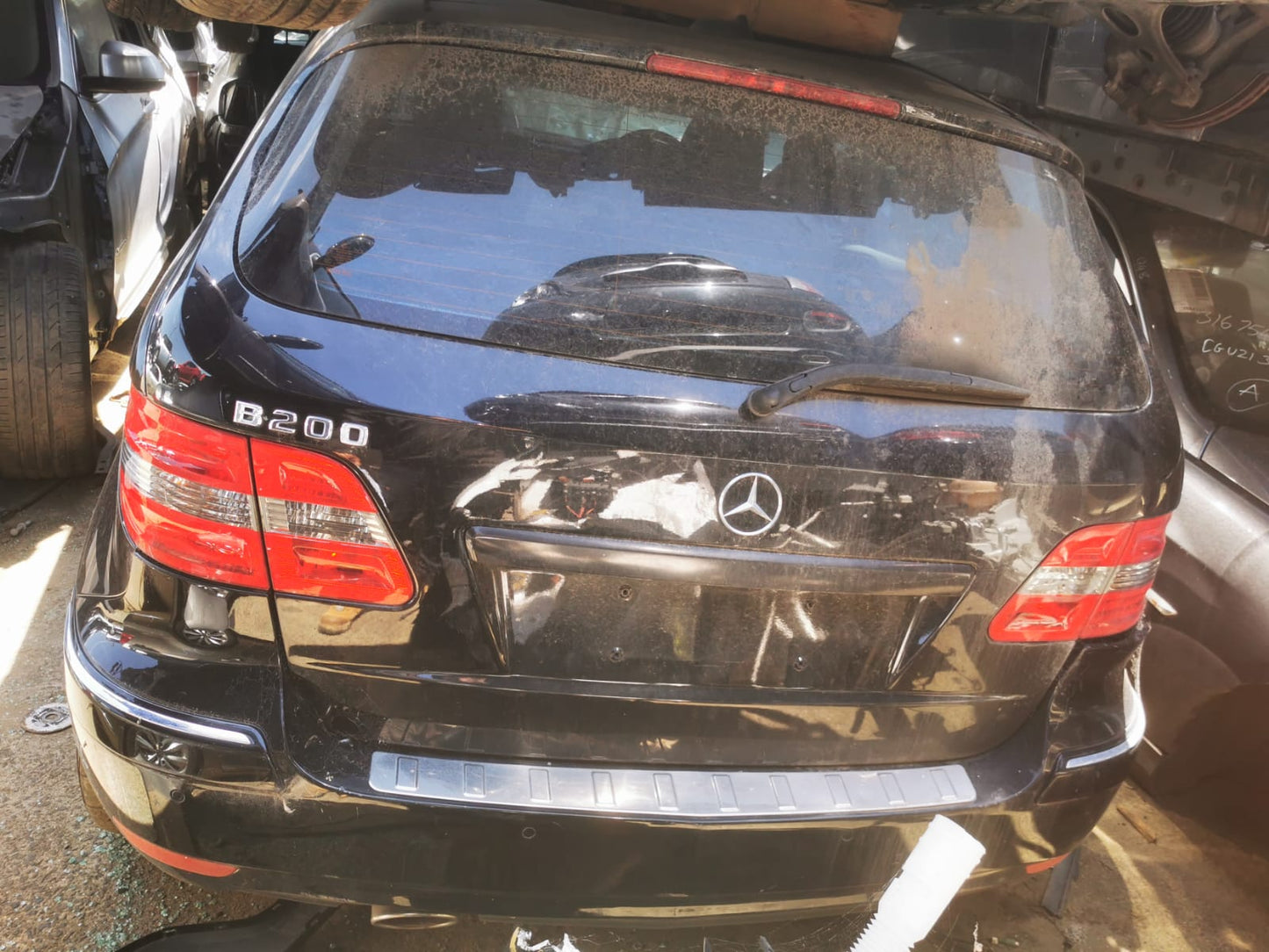 2010 MERCEDES B CLASS W245, 11/05-06/11 A1698202364 LEFT TAILLIGHT