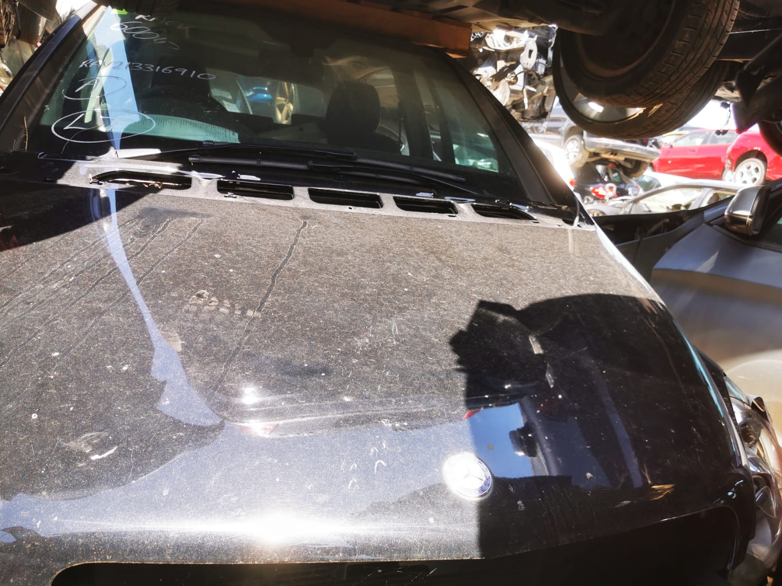 2010 MERCEDES B CLASS W245, RH SIDE, 11/05-06/11 A1698101610 SUNVISOR