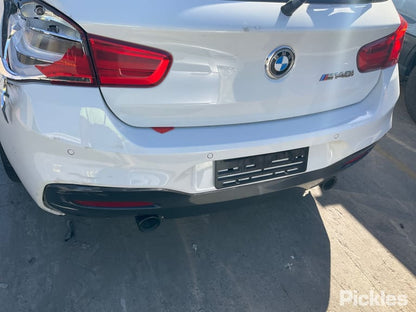 2017 BMW 1 SERIES F20, HATCH, M SPORT, W/ PARK SENSOR & PARK ASSIST TYPE, 03/15-04/19 51128067800 REAR BUMPER