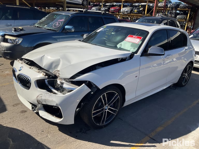 2017 BMW 1 SERIES F20, HATCH, M SPORT, W/ PARK SENSOR & PARK ASSIST TYPE, 03/15-04/19 51128067800 REAR BUMPER