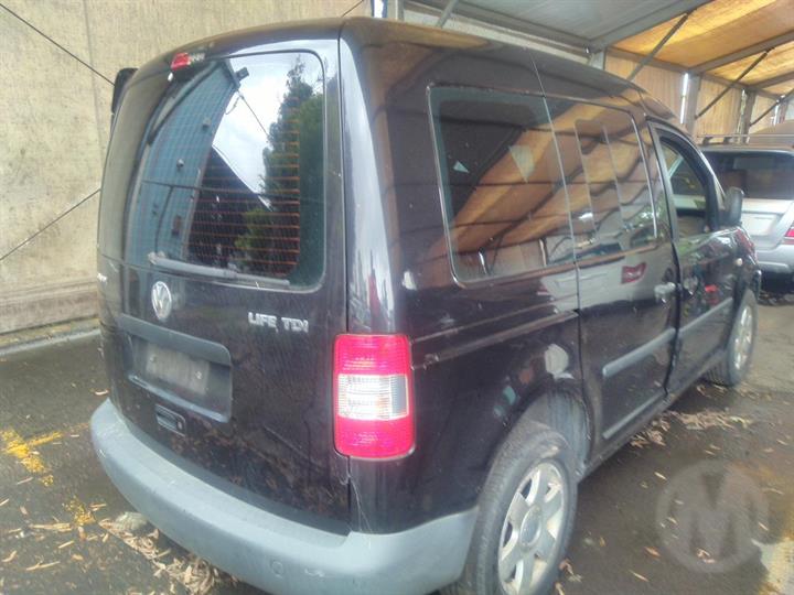2007 VOLKSWAGEN CADDY 2K, GREY, SWB, NON PARK SENSOR TYPE, 12/04-08/10 2K0 807 305 D REAR BUMPER