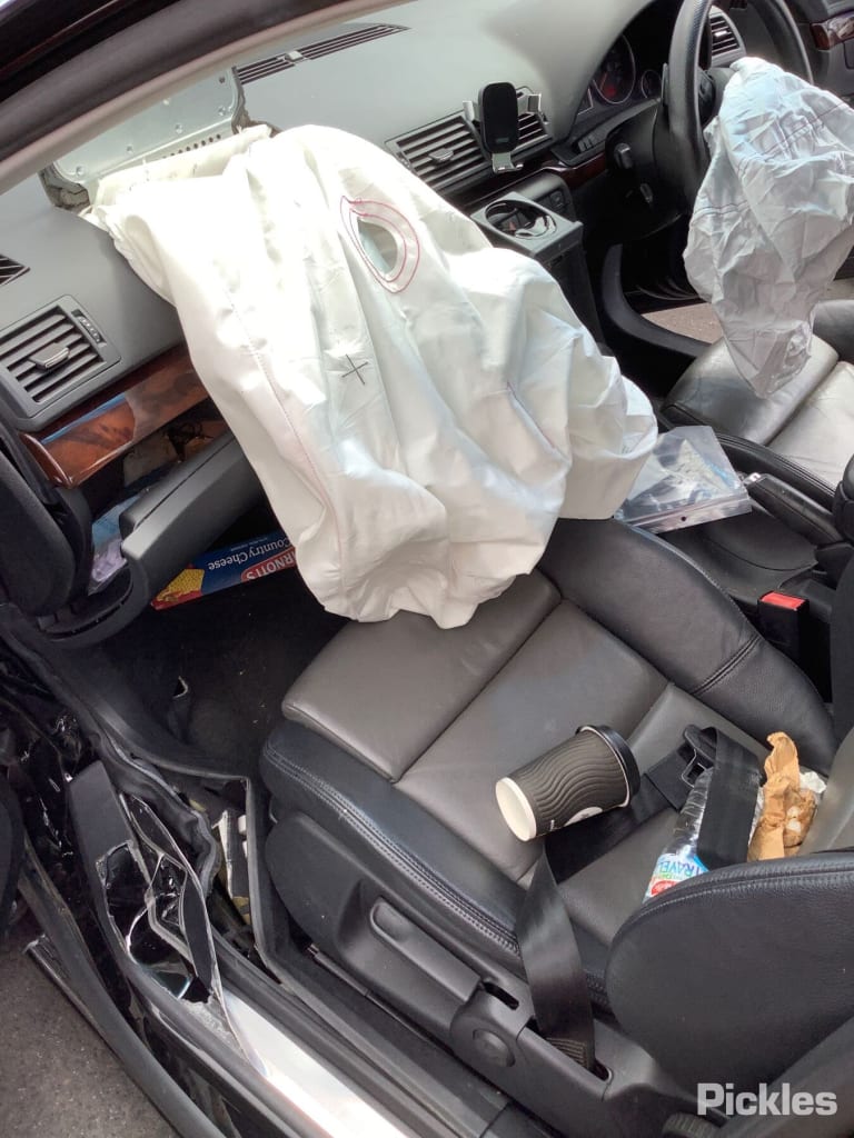 2007 AUDI A4 B7 (A4/S4), SEDAN, NON PARK SENSORS TYPE, 08/04-03/08 8E5807303 REAR BUMPER