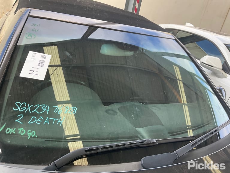 2005 MERCEDES CLK C209/A209, 06/02-06/09 A2097250110 LEFT FRONT DOOR WINDOW