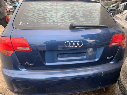 2007 AUDI A3 A3, 8P, 5DR HATCH, SPORTS, NON PARK SENSORS TYPE, 02/05-07/08 8P4807303 REAR BUMPER