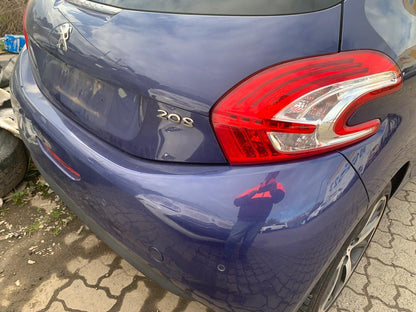 2013 PEUGEOT 208 A9, 10/12-12/18 1607254980 REAR BUMPER