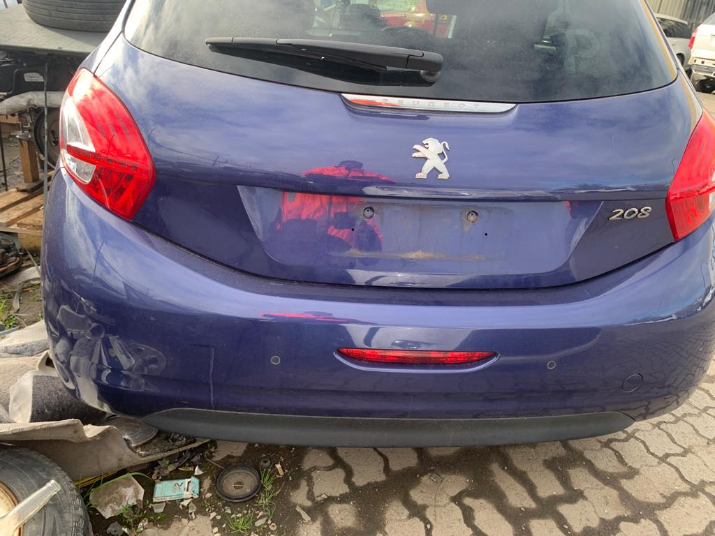 2013 PEUGEOT 208 A9, 10/12-12/18 1607254980 REAR BUMPER