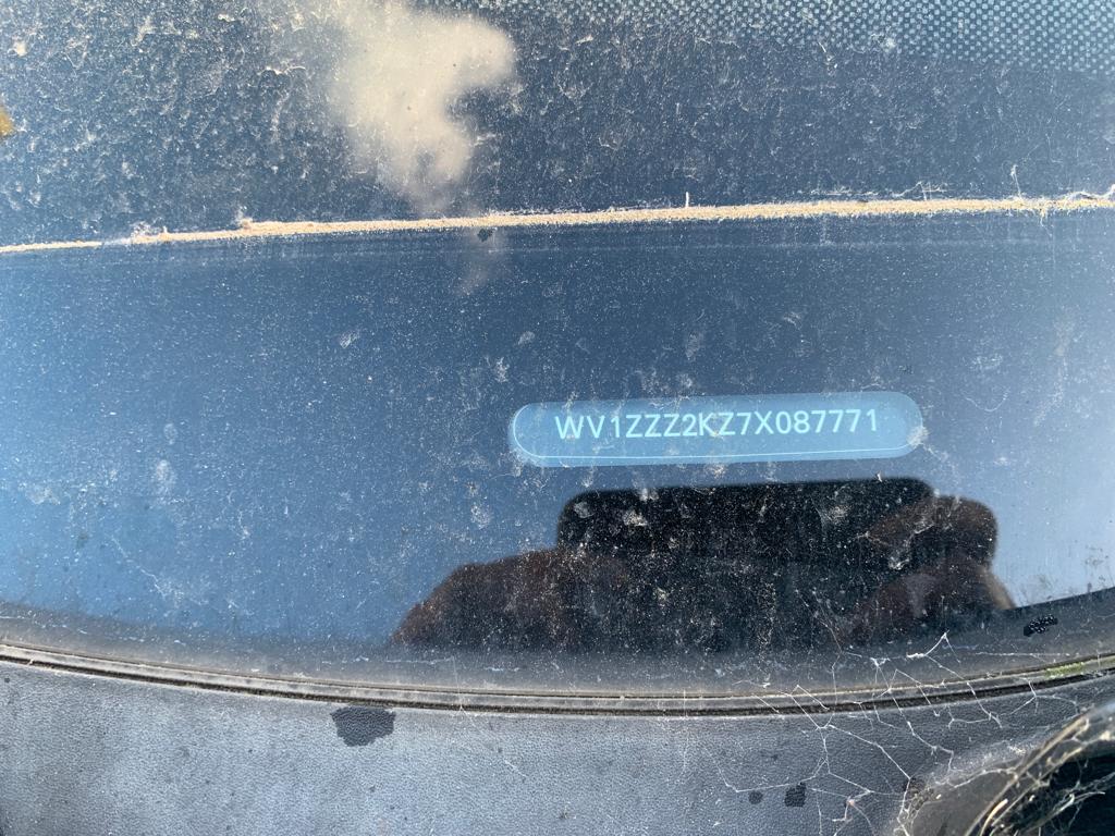 2007 VOLKSWAGEN CADDY LEFT BARN DOOR LOCK, UPPER, 2K, 12/04-06/15 7H0827161A DOOR BOOT GATE LOCK