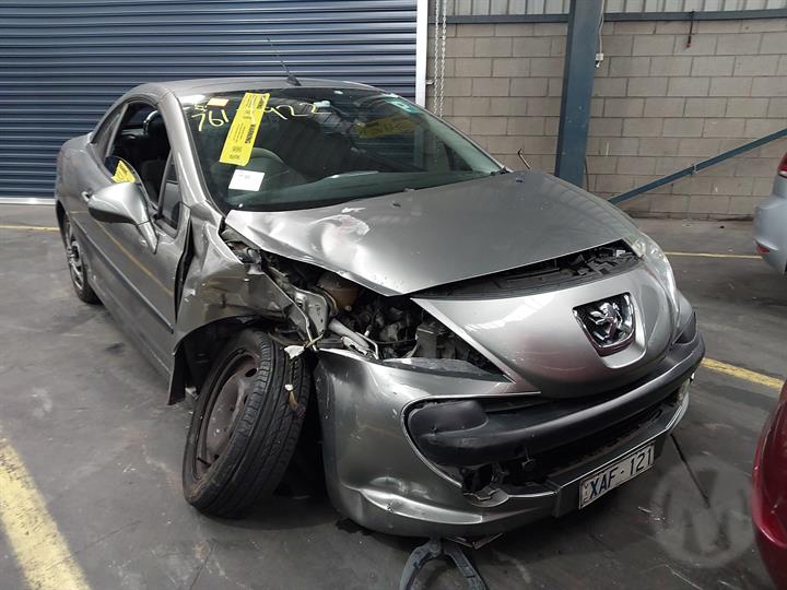 2009 PEUGEOT 207 STEERING WHEEL, A7, CABRIO/WAGON, 03/07-12/12 4112PK RIGHT AIRBAG