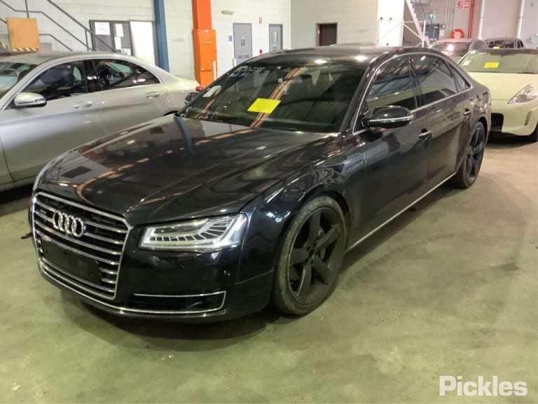 2015 AUDI A8 D4, SWB/LWB, 08/10-06/17 4H0831051B LEFT FRONT DOOR
