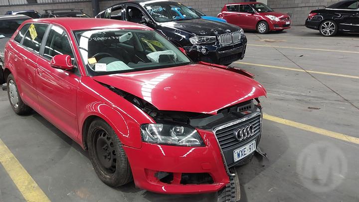 2009 AUDI A3 DIESEL, MANUAL T/M, 8P (A3), 10/08-04/13 8P0920931S INSTRUMENTCLUSTER