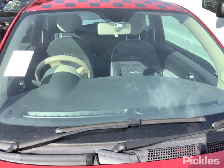 2014 FIAT 500 HATCH, LIGHT GREY LENS EDGING, 03/08-09/15 51885545 LEFT TAILLIGHT