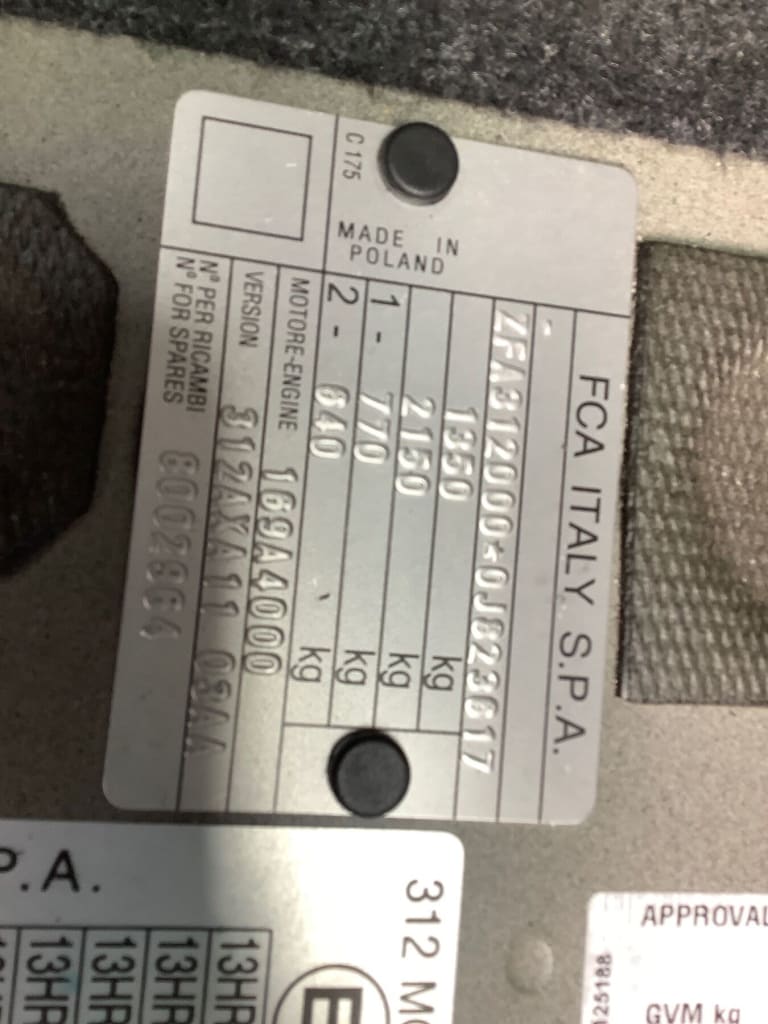 2017 FIAT 500 CLOCKSPRING***USE COMBINATION SWITCH PART TYPE*** 735674691 AIRBAG MODULE SENSOR