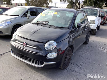 2017 FIAT 500 ELECT ADJ, HEATED, BLACK TYPE, NON 500E, 10/15- 735655747 LEFT DOOR MIRROR