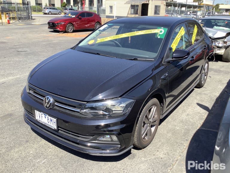 2022 VOLKSWAGEN POLO AW, BUMPER BAR, W/ PARK SENSOR TYPE, R-LINE, 08/18-01/22 2GS807217T FRONT BUMPER
