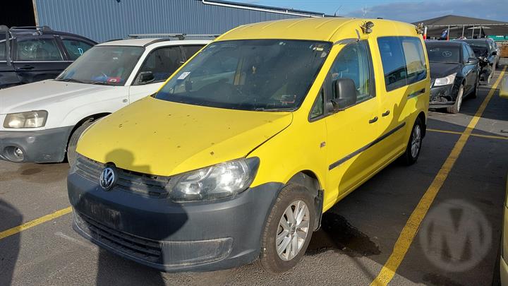 2012 VOLKSWAGEN CADDY 2K, LWB VAN/WAGON, W/ WINDOW TYPE, 12/04-06/15 2K3843108A RIGHT REAR DOOR