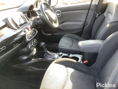 2017 FIAT 500X HEAD UNIT ONLY, 6.5IN TOUCHSCREEN, SAT NAV TYPE, 06/15-12/17 735626531 RADIO CD DVD SAT TV
