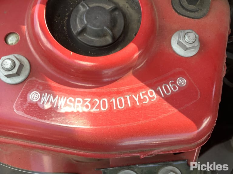 2011 MINI COOPER STEERING WHEEL, R55/R56/R57, SPORTS TYPE, 10/10-05/15 32306791372 RIGHT AIRBAG