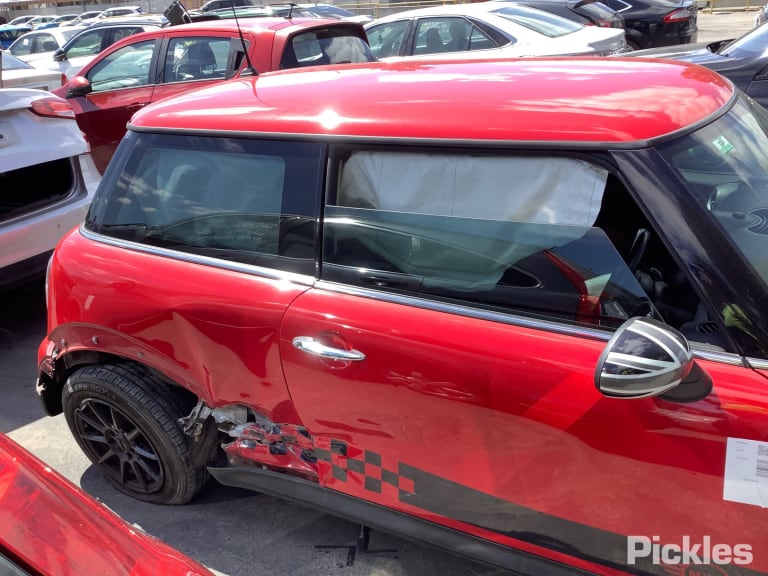 2011 MINI COOPER LEATHER, R55/R56/R57, BLACK SPOKE, NON PADDLE SHIFT TYPE, 03/07-05/15 32306794624 STEERING WHEEL