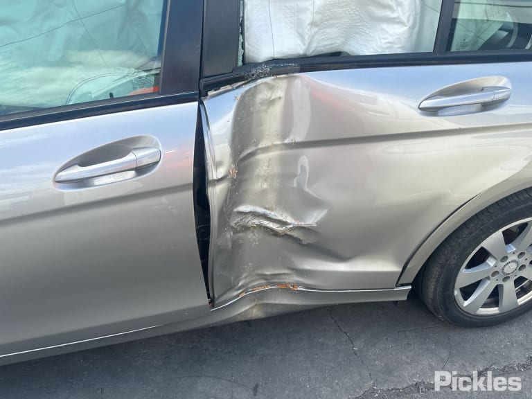 2008 MERCEDES C CLASS W204, NON REVERSE CAMERA TYPE, 07/07-05/11 A2047580002 REAR GARNISH