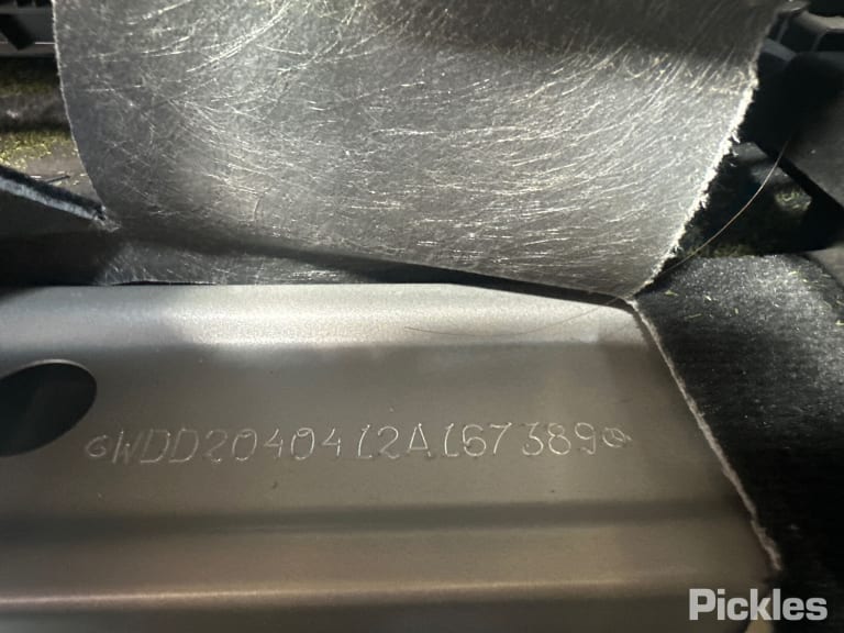 2008 MERCEDES C CLASS W204, NON REVERSE CAMERA TYPE, 07/07-05/11 A2047580002 REAR GARNISH