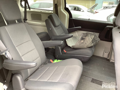 2009 CHRYSLER VOYAGER RIGHT FRONT DOOR LOCK, RT, 03/08-12/14  DOOR BOOT GATE LOCK