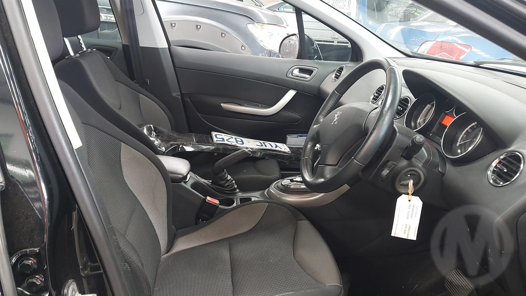 2012 PEUGEOT 308 UNDER DASH FUSE BOX, T7, 09/07-09/14  FUSE BOX