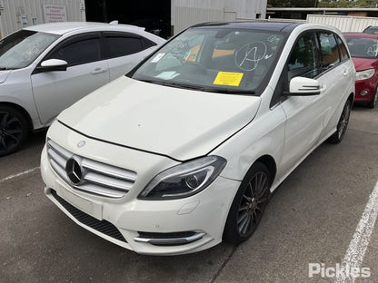 2014 MERCEDES B CLASS LH REAR, SEAT BELT ONLY, W246, 12/11-01/15 A2468602785 SEAT BELT STALK