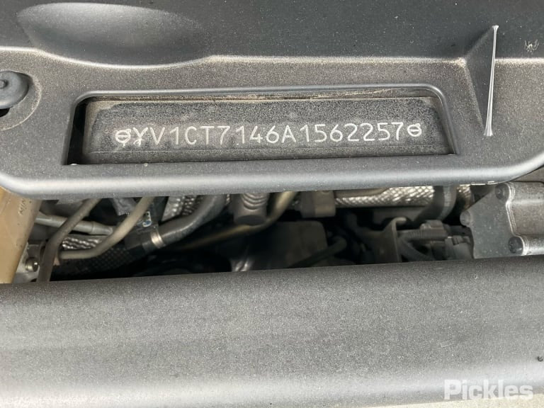 2010 VOLVO XC90 LH REAR 3RD ROW, SEAT BELT ONLY, 01/05-12/14  SEAT BELT STALK