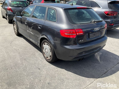 2009 AUDI A3 TAILGATE, 8P, A3/S3, 5DR HATCH, NON SPOILER TYPE, 02/05-04/13 8P4827023H BOOTLID TAILGATE