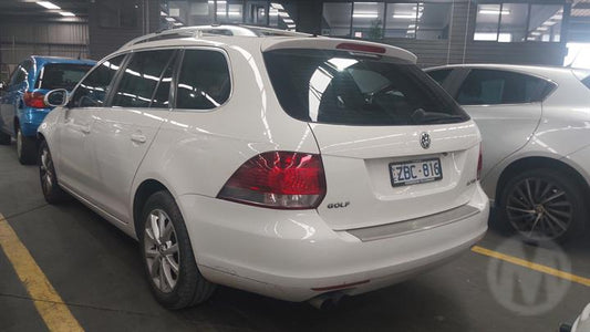 2012 VOLKSWAGEN GOLF GEN 6, WAGON, MANUAL FOLD, NON MEMORY TYPE, 10 WIRE, 09/09-01/13 1K2 857 507 BP LEFT DOOR MIRROR