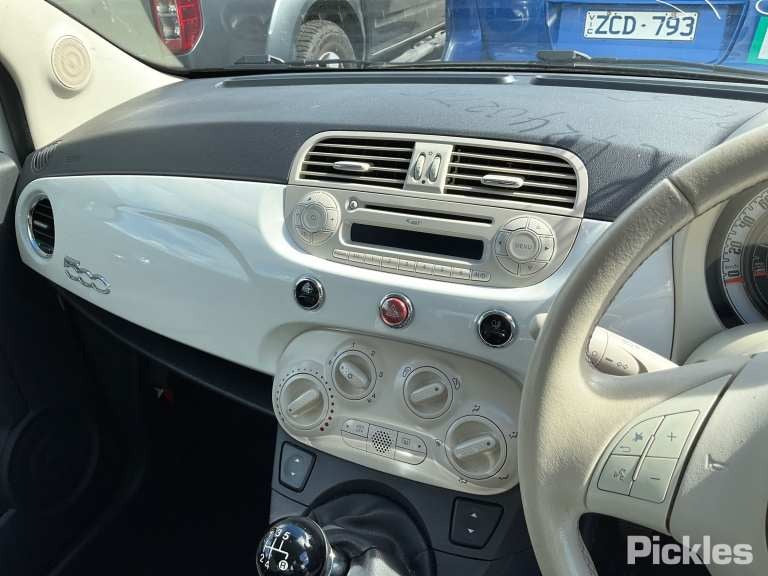 2014 FIAT 500 RH SIDE, 03/08- 735643369 SUNVISOR