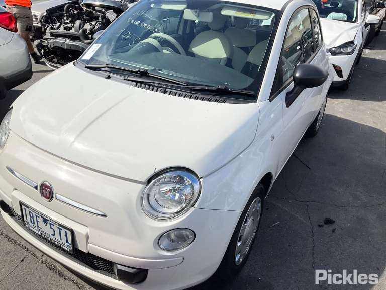 2014 FIAT 500 LH REAR, SEAT BELT ONLY, 03/08- 735492577 SEAT BELT STALK