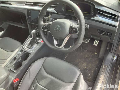 2023 VOLKSWAGEN ARTEON CENTRE REAR, SEAT BELT STALK ONLY, 3H, 06/17-12/23  SEAT BELT STALK