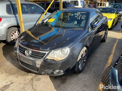 2010 VOLKSWAGEN EOS PETROL ENG TYPE ,W/ PARK SENSORS , 02/07-04/11 1Q0807417D REAR BUMPER