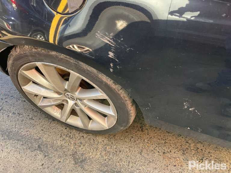 2010 VOLKSWAGEN EOS PETROL ENG TYPE ,W/ PARK SENSORS , 02/07-04/11 1Q0807417D REAR BUMPER