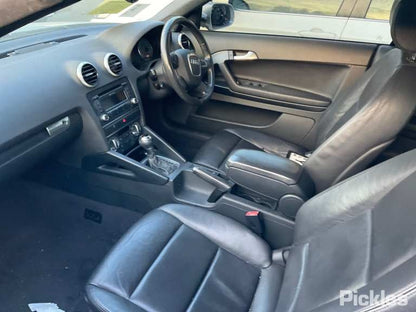 2012 AUDI A3 8P, 2DR CABRIOLET, 07/08-04/13 8P7845202 RIGHT FRONT DOOR WINDOW