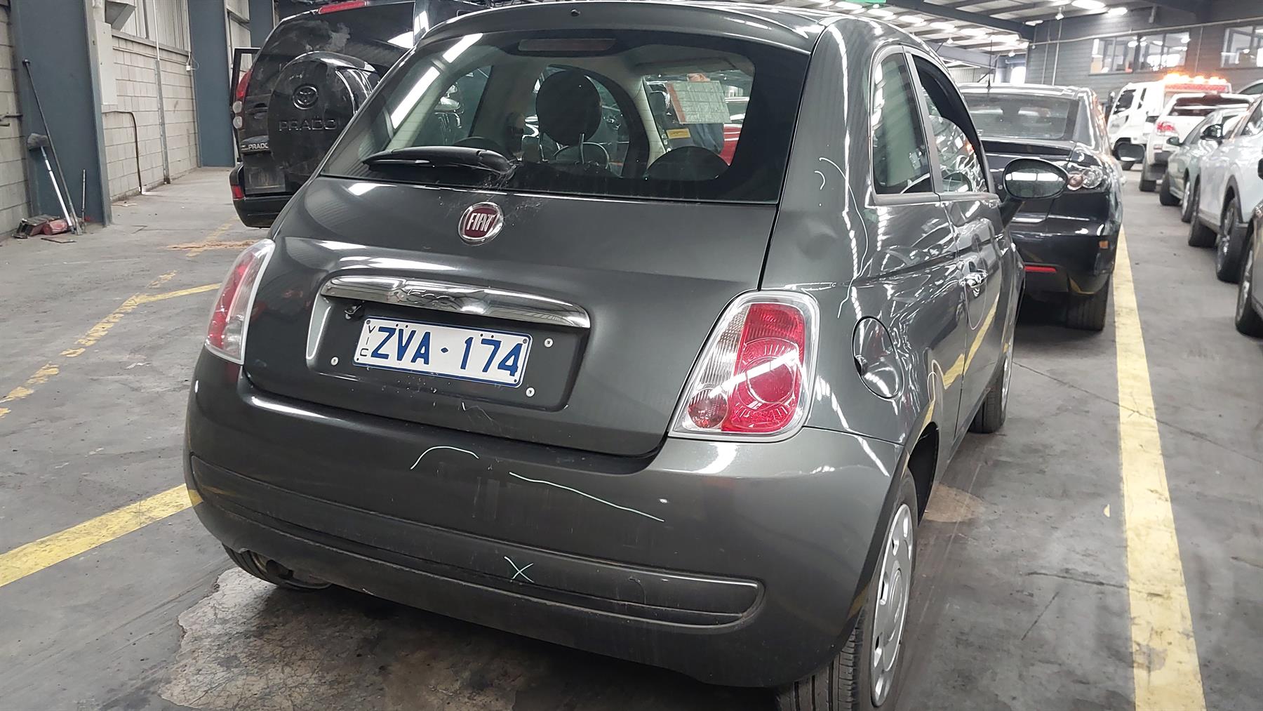 2013 FIAT 500 AUTO T/M, 03/08- 51908537 GEAR STICK SHIFTER