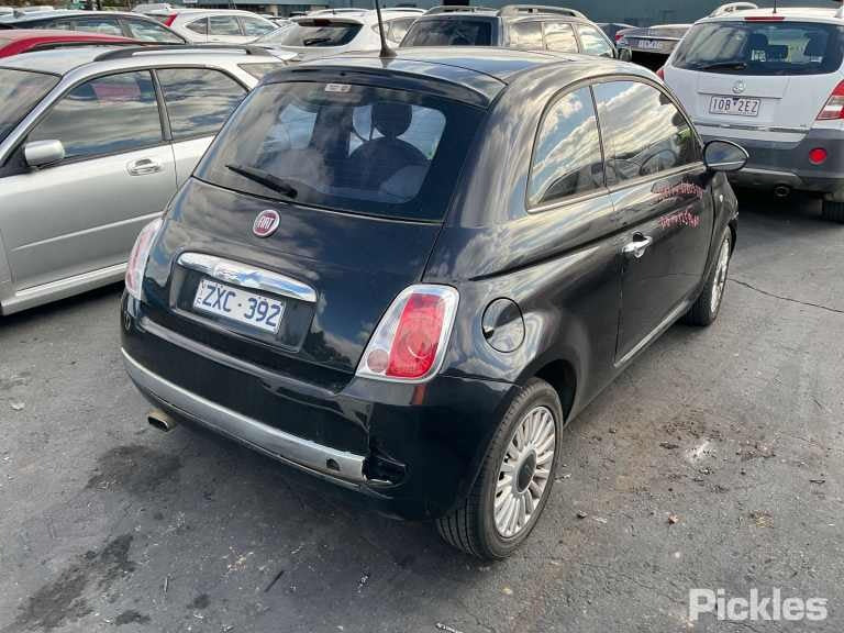 2013 FIAT 500 RH REAR, SEAT BELT ONLY, 03/08-  SEAT BELT STALK