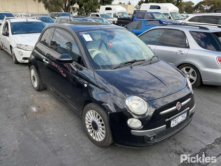 2013 FIAT 500 LH FRONT, PRETENSIONER ONLY, 03/08-  SEAT BELT STALK