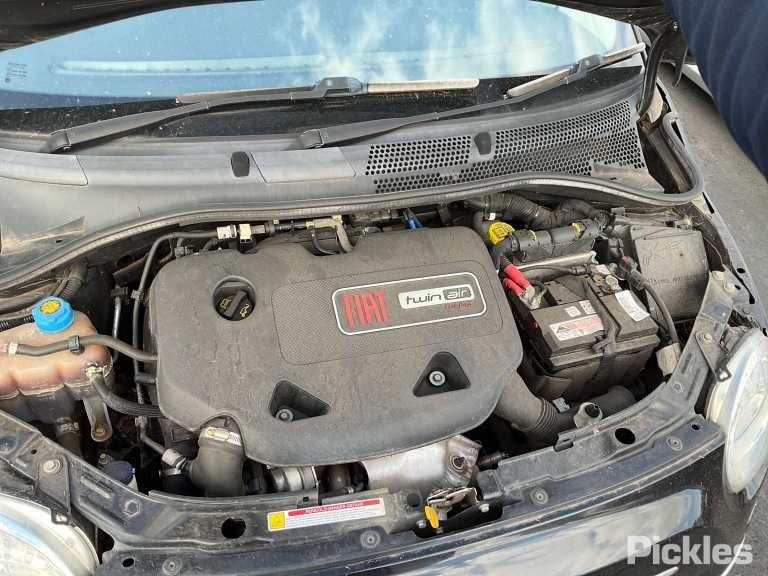 2013 FIAT 500 LH REAR, SEAT BELT ONLY, 03/08-  SEAT BELT STALK