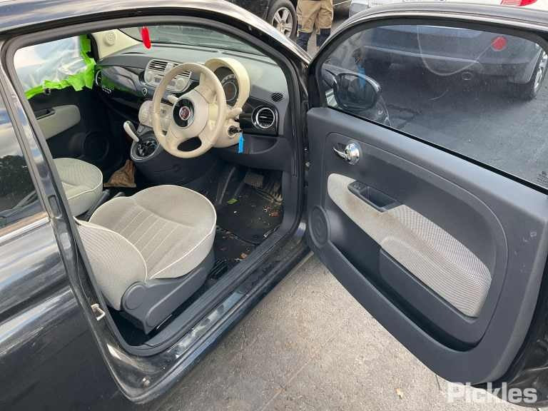 2013 FIAT 500 LH FRONT, PRETENSIONER ONLY, 03/08-  SEAT BELT STALK