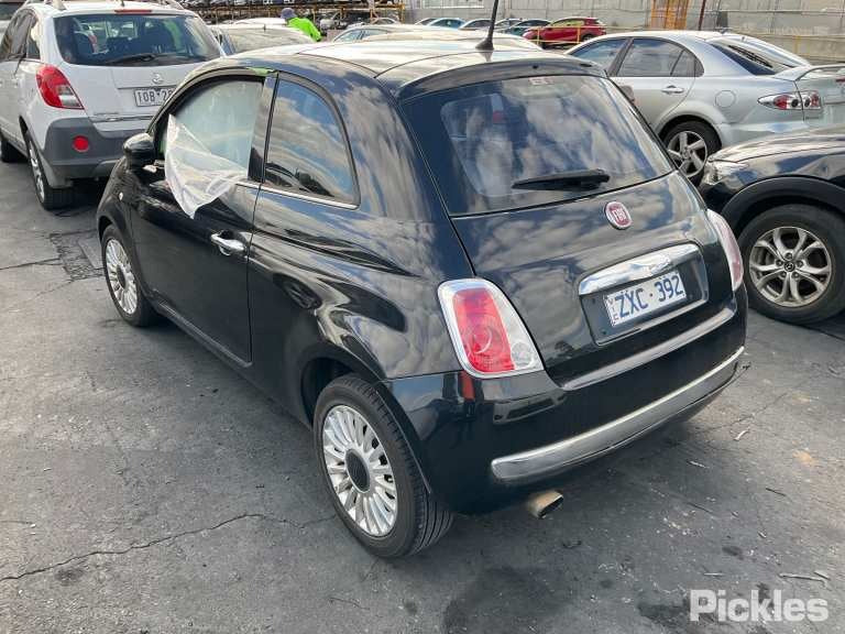 2013 FIAT 500 LH REAR, SEAT BELT ONLY, 03/08-  SEAT BELT STALK